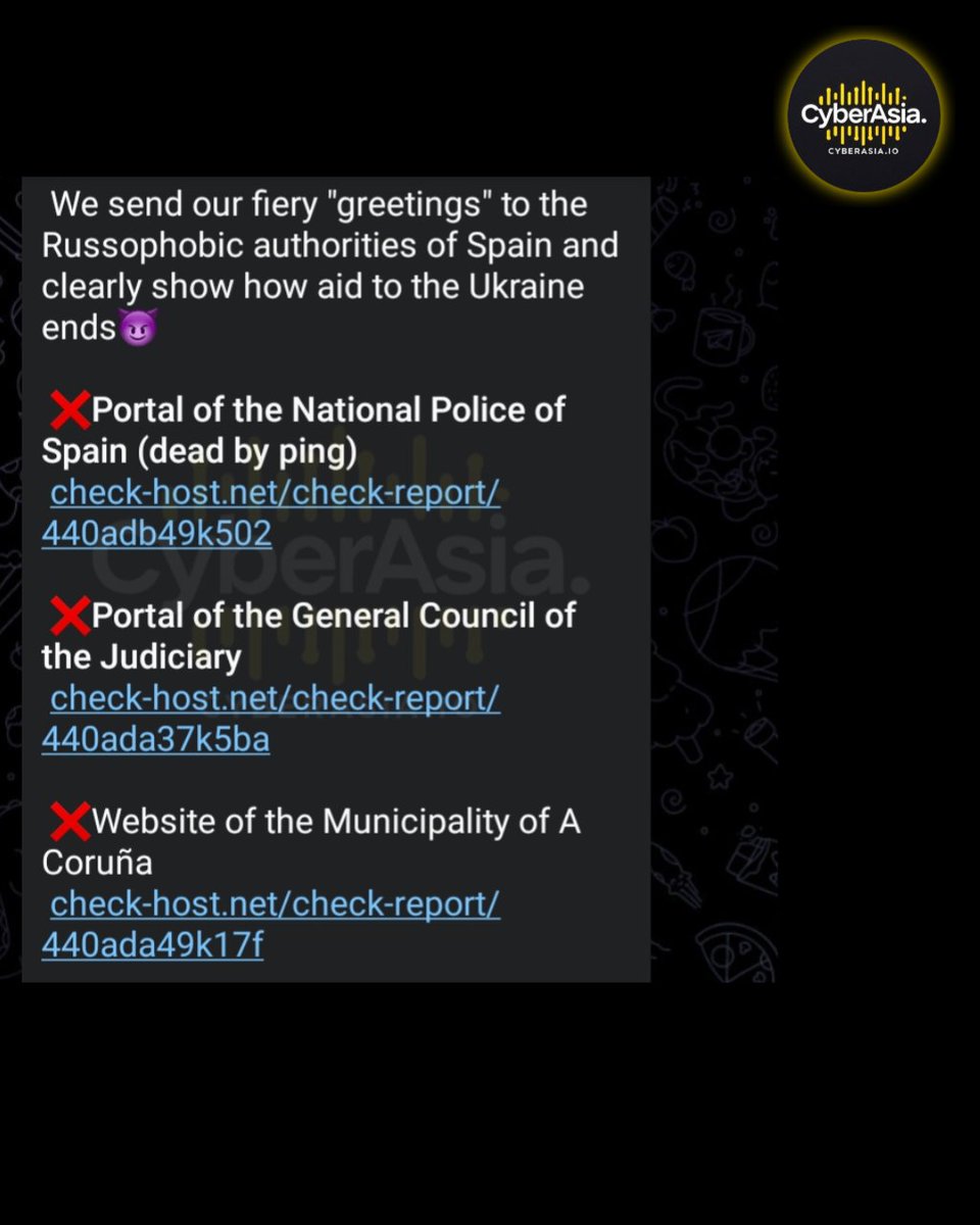 cyberasia_io's tweet photo. 🚨 Spain Alert 🇪🇸

#Russian hacktivist group #NoName057(16) has launched #DDoS (Distributed Denial of Service) attacks targeting official public service and government platforms across #Spain

#Cybersecurity #DDoSAttack #GovernmentServices https://t.co/hvIoByqvl5