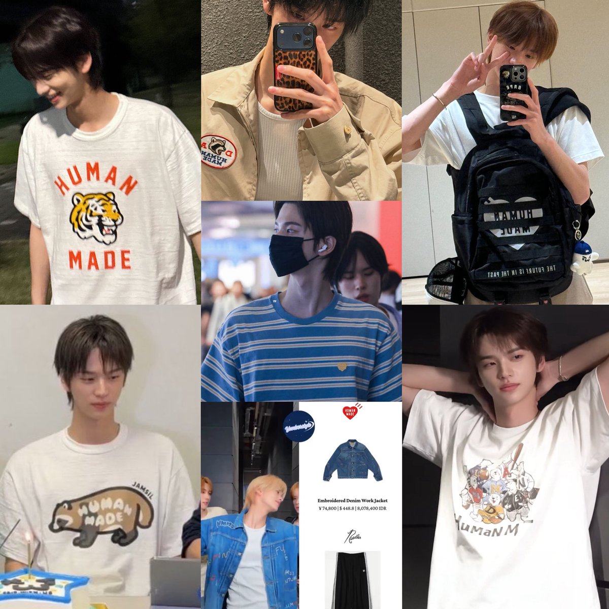 shinyups's tweet photo. we need human made brand ambassador, SHINYU FROM TWS 😖👉🏻👈🏻 https://t.co/bCorZaaFV5