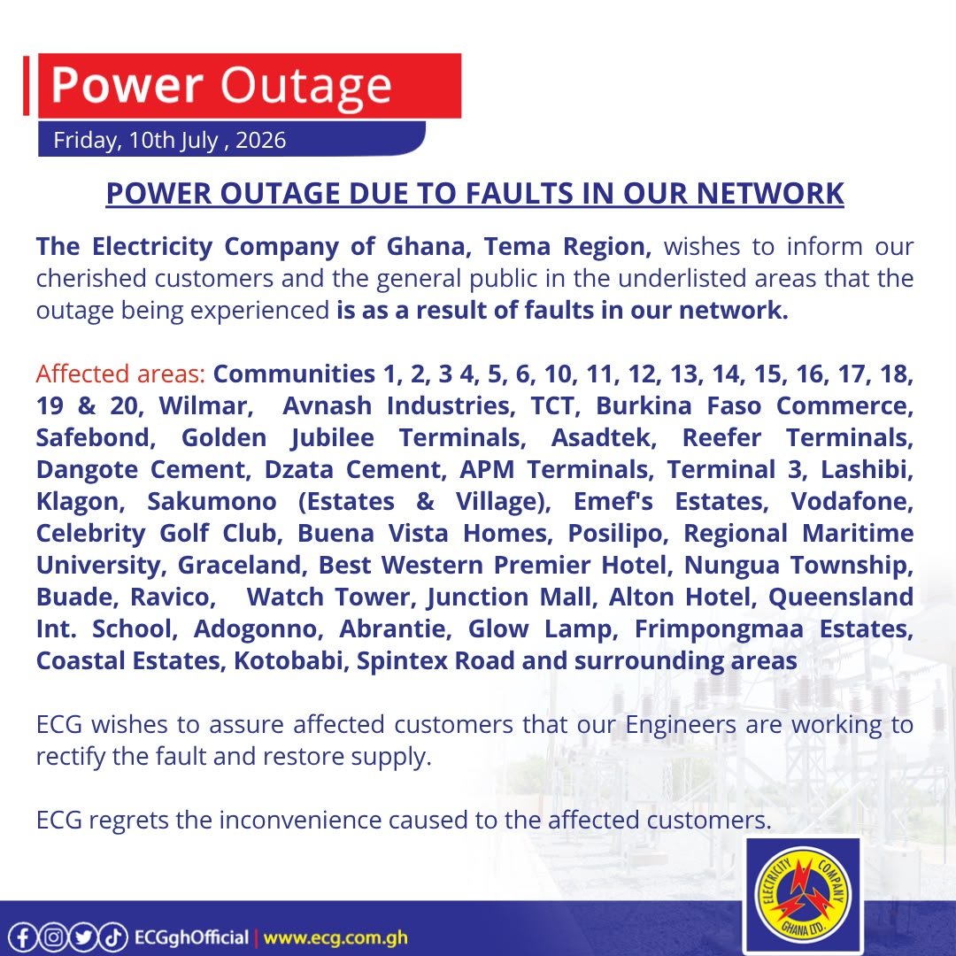 Electricity Company of Ghana Ltd tweet media