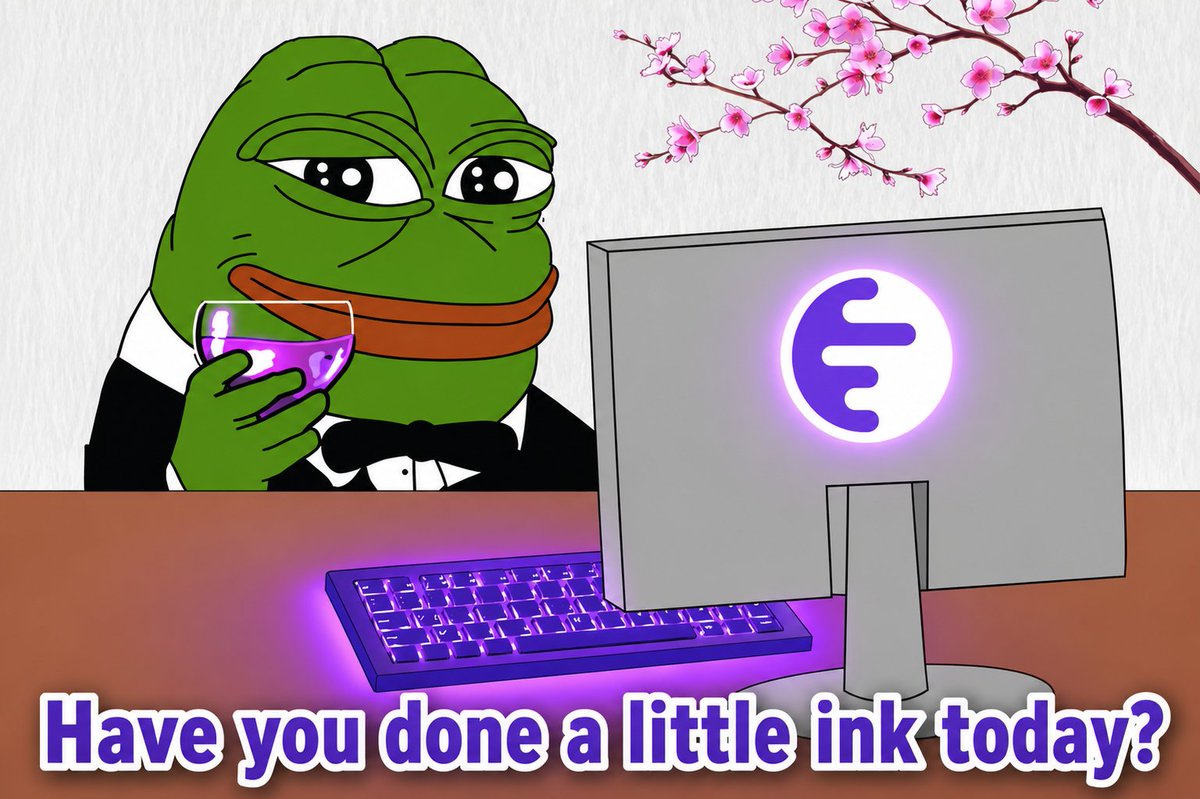 Dofy999's tweet photo. GMink, After you ! Sir @inkonchain  $INK https://t.co/1TwOWUqqwa