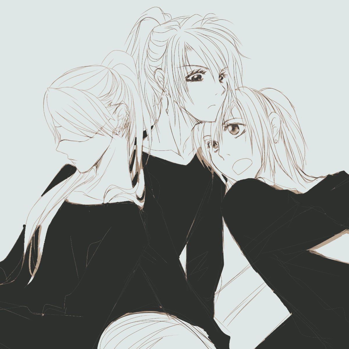 kuushinsai67's tweet photo. 一生ボヤいてるアカウントになってるから描きかけぽにて。また描きかけかい～。色塗ったの数日中に上げたいな～😢 https://t.co/knKX2mWdbW
