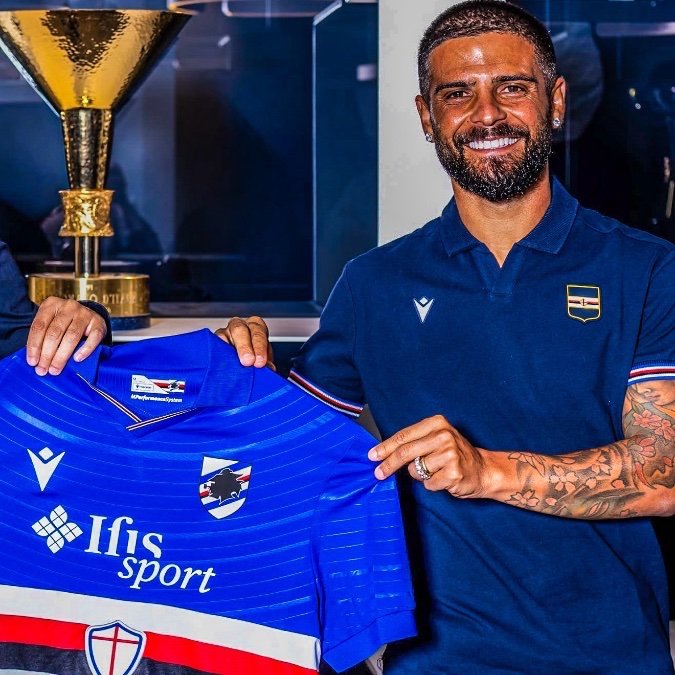 OAruho's tweet photo. 🚨𝐎𝐅𝐅𝐈𝐂𝐈𝐀𝐋 | Lorenzo Insigne has signed for Serie B side Sampdoria on a FREE transfer. ✍️✨ https://t.co/eONwMIxfy1