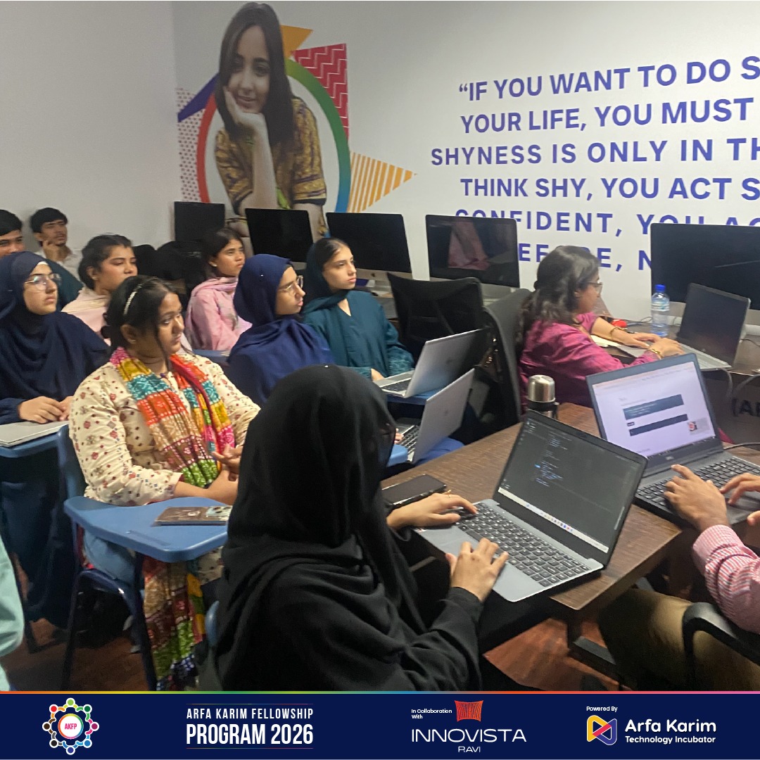 ArfaKarim_Tech's tweet photo. 🚀 Arfa Karim Fellowship Program 2026 | Batch 3 | #AKFP2026
Topic: Control Flow, Lists, Tuples, Dictionaries & Sets
Strong programming begins with mastering the structures that power every intelligent application.
#ArfaKarimFoundation #AKTI #PythonProgramming #ControlFlow https://t.co/72gyqg3UUs