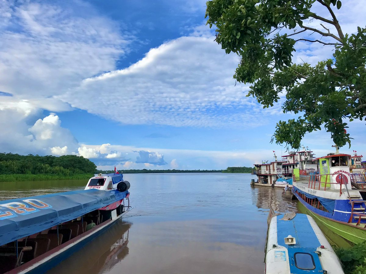 KLERBOX's tweet photo. Sunny morning on the Huallaga River 🌞 https://t.co/q1q8IF5WbL