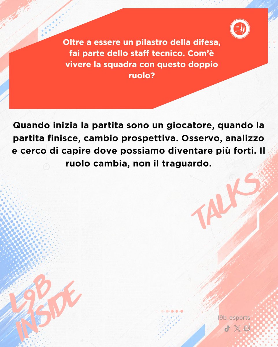 l9b_esports's tweet photo. 🎙️ L9B INSIDE #4

"L'Avvocato del Diavolo"

Difensore, membro dello staff tecnico e, a quanto pare, l'uomo che riesce sempre a trovare un punto di vista diverso.

Scoprite chi c'è davvero dietro @ChristianPaderi  ID nonloso007.
From hell to glory.
#L9B #proclub #inside https://t.co/Xbzic0AZxl