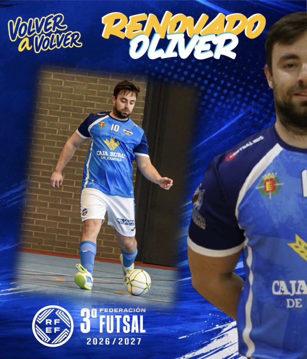 Va_Sport_Sala's tweet photo. 3ª RFEF | Volver a volver; Oliver sigue y formará parte de la plantilla 2026/2027.

1️⃣0️⃣  

#AzulEsElColor https://t.co/KZXxuLJ6cK