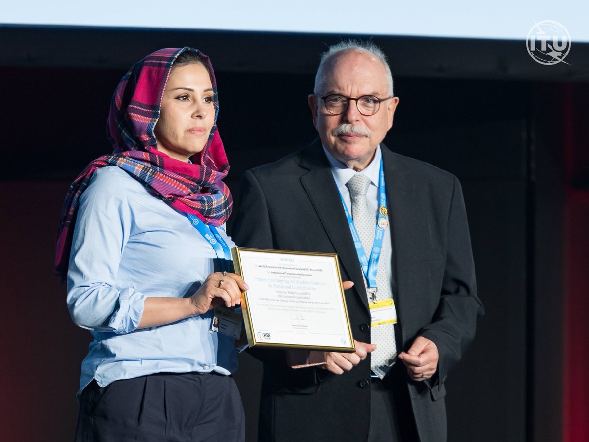UPU_UN's tweet photo. 🚨At #WSIS2026, UPU’s newly launched POST-ISAC (Postal and Logistics Sector Information Sharing and Analysis Centre) project was officially recognized and awarded its nomination certificate for the prestigious WSIS Prizes 2026.
@WSISprocess 

🔗‍️https://t.co/G9CCLZvmgK https://t.co/wXv4Sncgfw