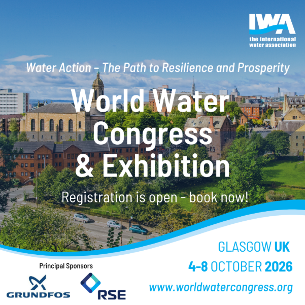 IWAHQ's tweet photo. 💧 Water shapes everything, from safe drinking water and sanitation to thriving ecosystems, resilient communities, and sustainable economic growth.  

Join us at the IWA #WorldWaterCongress &amp; Exhibition 2026 in Glasgow, UK. Register now: https://t.co/0JqZ1nMUdu https://t.co/0JSXpDUplf