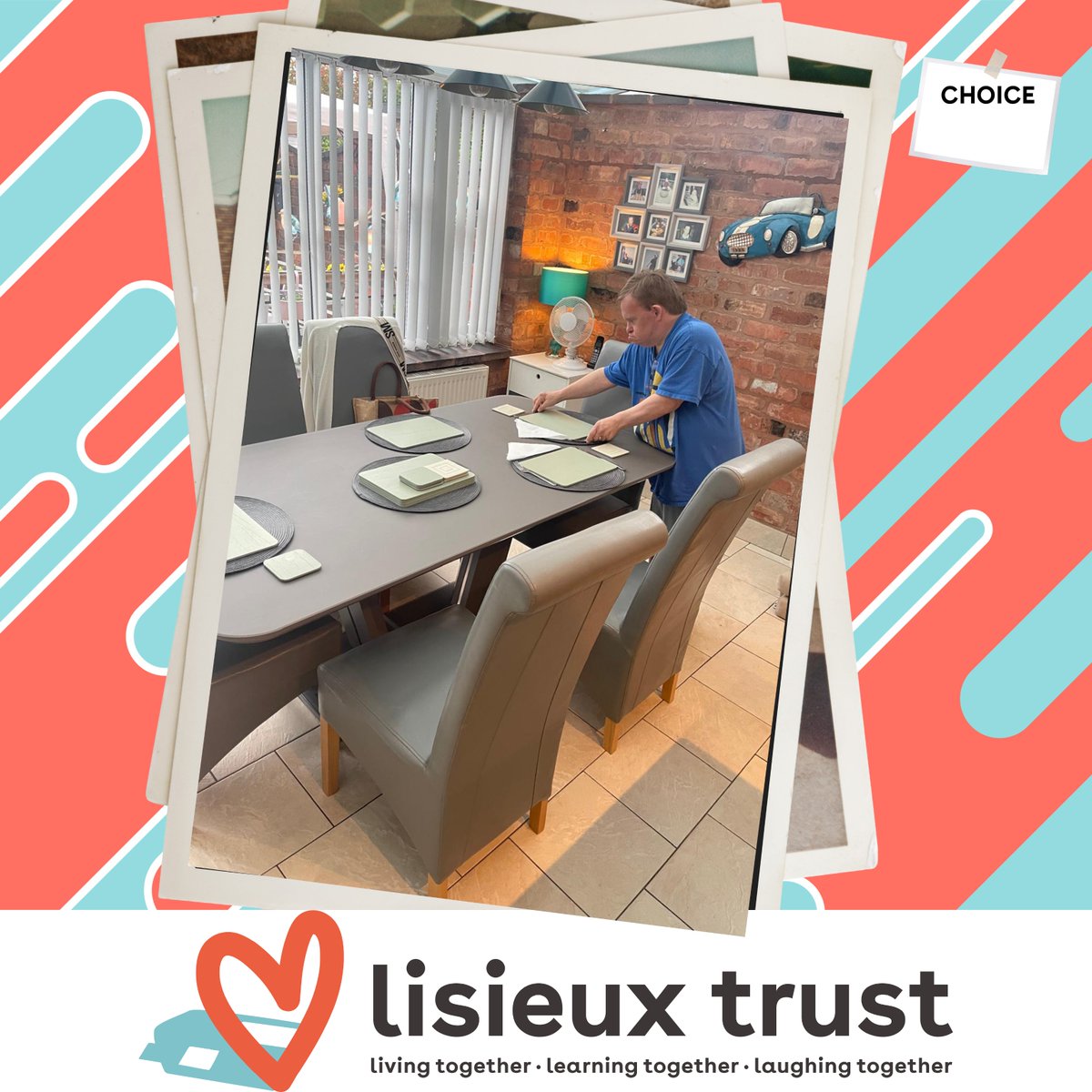 LisieuxTrust's tweet photo. From Nick making crumble last week to Ben laying the table this week 👏
Great to see everyone playing their part and building confidence at home 💛
#Welcoming #Choice #Inspired #Trust #Fun https://t.co/1UvMMELD9I