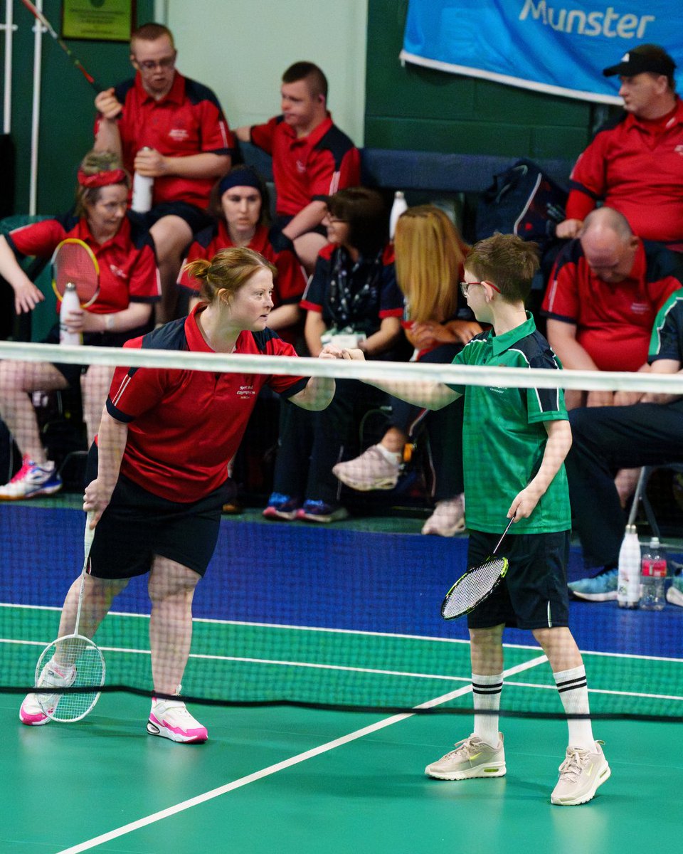 SOIreland's tweet photo. Badminton at the Ireland Summer Games 2026 
 
Donate now:
https://t.co/UN2Ikr2BKO
📸 @sportsfile
 
#SpecialOlympicsIreland #IrelandSummerGames2026 #ChooseToInclude #DonateNow https://t.co/79ubR1G0jt