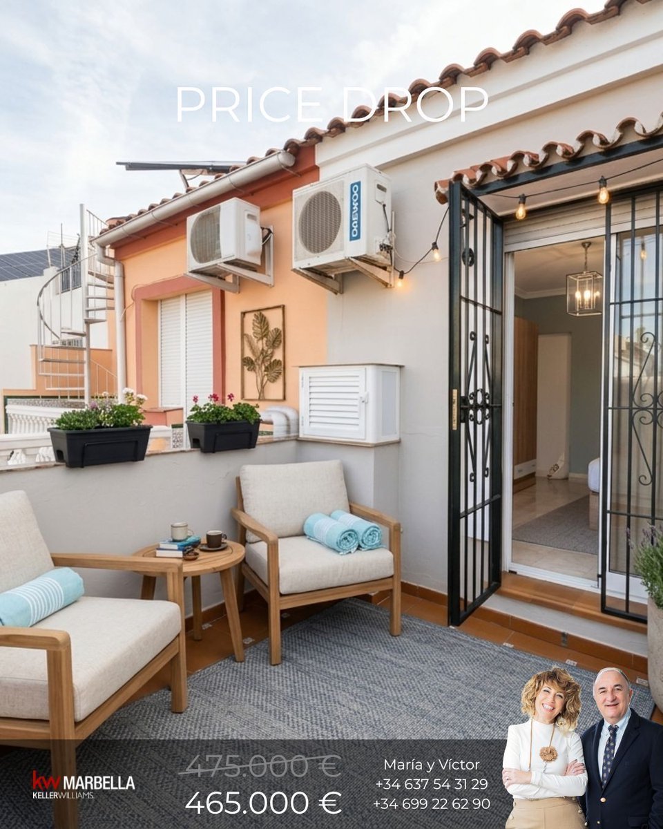 KWmarbella's tweet photo. ¡¡¡Bajada de precio!!!! Antes 475.000 € ahora 465.000 €

Chalet adosado en Mijas.

Contactar con:
María y Víctor
Telf. (+34) 637 54 31 29 // 699 22 62 90
Email. m.garcia@kwspain.es // victor.gomezcuenca@kwspain.es

Enlace a la propiedad: https://t.co/5FZ64AV5ip https://t.co/3h0xhMvHgG