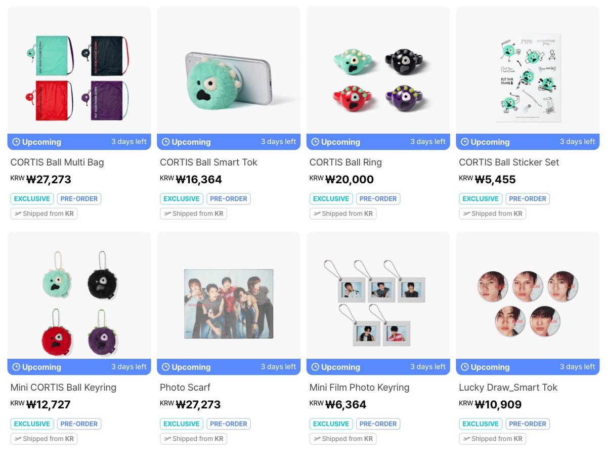 TeylovesV's tweet photo. 🎉Order Now #CORTIS ‘26 TOUR "PUT YOUR PHONE DOWN" Merch! Free Shipping!🎉 

Multi Bag P1,589
Ring (Size KS11 , KS15) P1,250
Mini CORTIS Ball Keyring P816
🔗https://t.co/Yr4OUD6a3s

Slogan Towel P1,070
Smart Tok P1,070
Sticker Set P369
🔗https://t.co/GzxlPSy070 https://t.co/aAcHeh9gOV