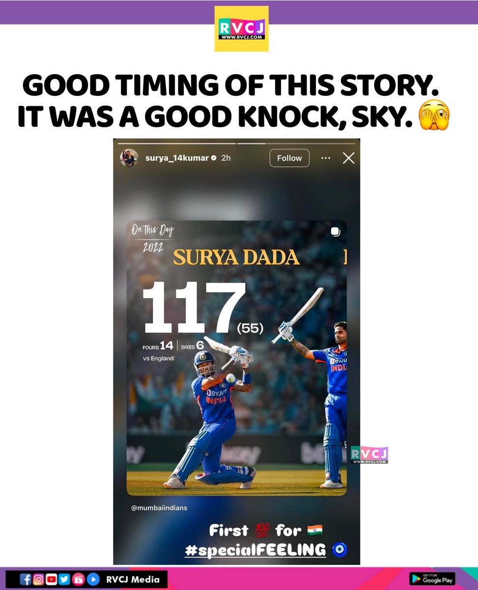 RVCJ_FB's tweet photo. Suryakumar Yadav Instagram Story ✍🏻 https://t.co/wLpmdi6FrN
