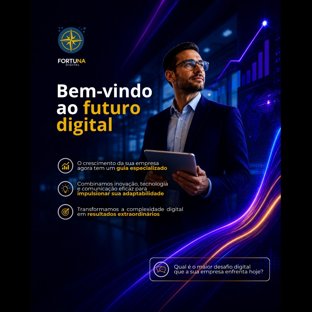FortunaDigi's tweet photo. Muitos empresários sentem-se perdidos e o digital não precisa de ser difícil.
Na Fortuna Digital, somos o guia especializado que a sua empresa precisa para crescer com segurança.
Dê o próximo passo na evolução digital.
Detalhes na Bio.
#FortunaDigital #TransformacaoDigital https://t.co/GUTVXeCVcj