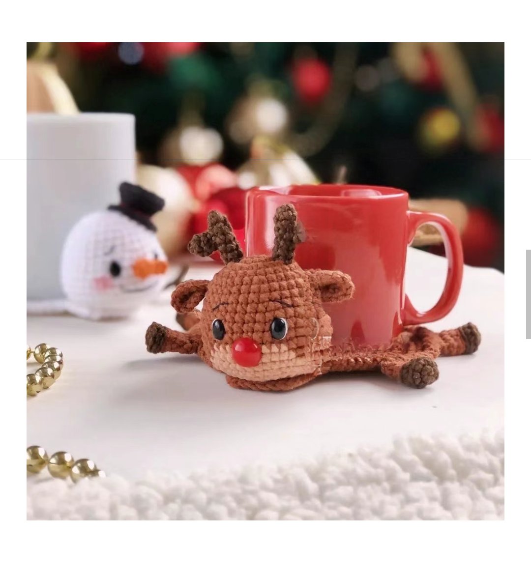 JuttaGroth's tweet photo. [Got spare yarn Make cute fabric coasters in 10 mins! Perfect for cozy homes u0026 quick gifts  DIY = fun + practical]， https://t.co/GhSdNNRnYi
