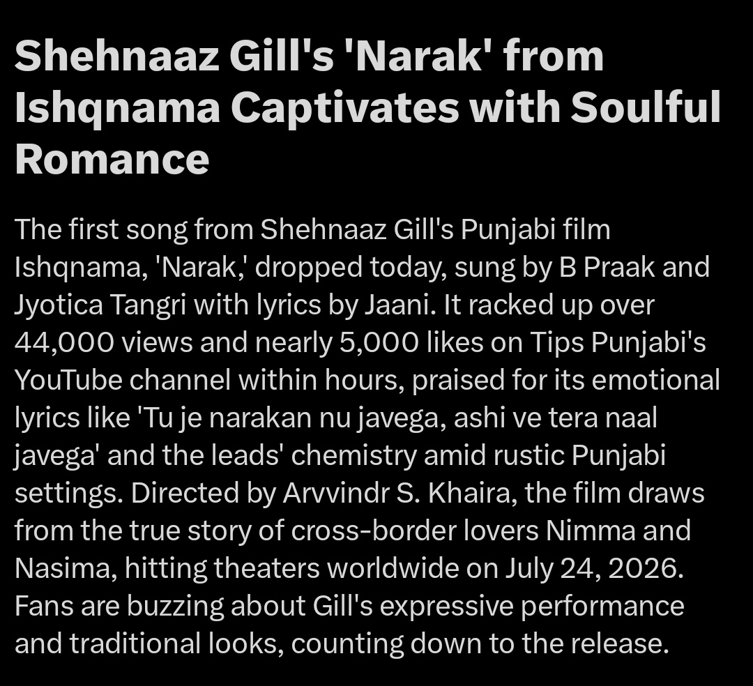 ShipaliCho31436's tweet photo. #shehnaazgill
#Narak
#ishqnama https://t.co/nt1rjPo9Lk