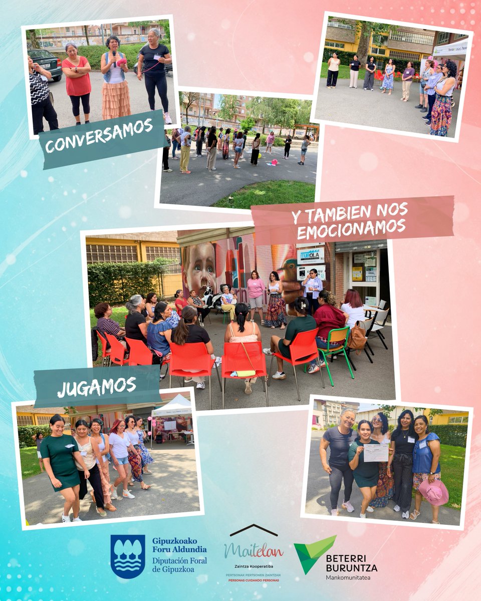 MaitelanKoop's tweet photo. Encuentro de fin de curso de todas la mujeres de los pueblos de la comarca en la sede de Maitelan Koop.
Compartimos muchas risas, juegos, premios y mucho mas🥰🍹❤️❤️💜. https://t.co/Px9X1swFUI