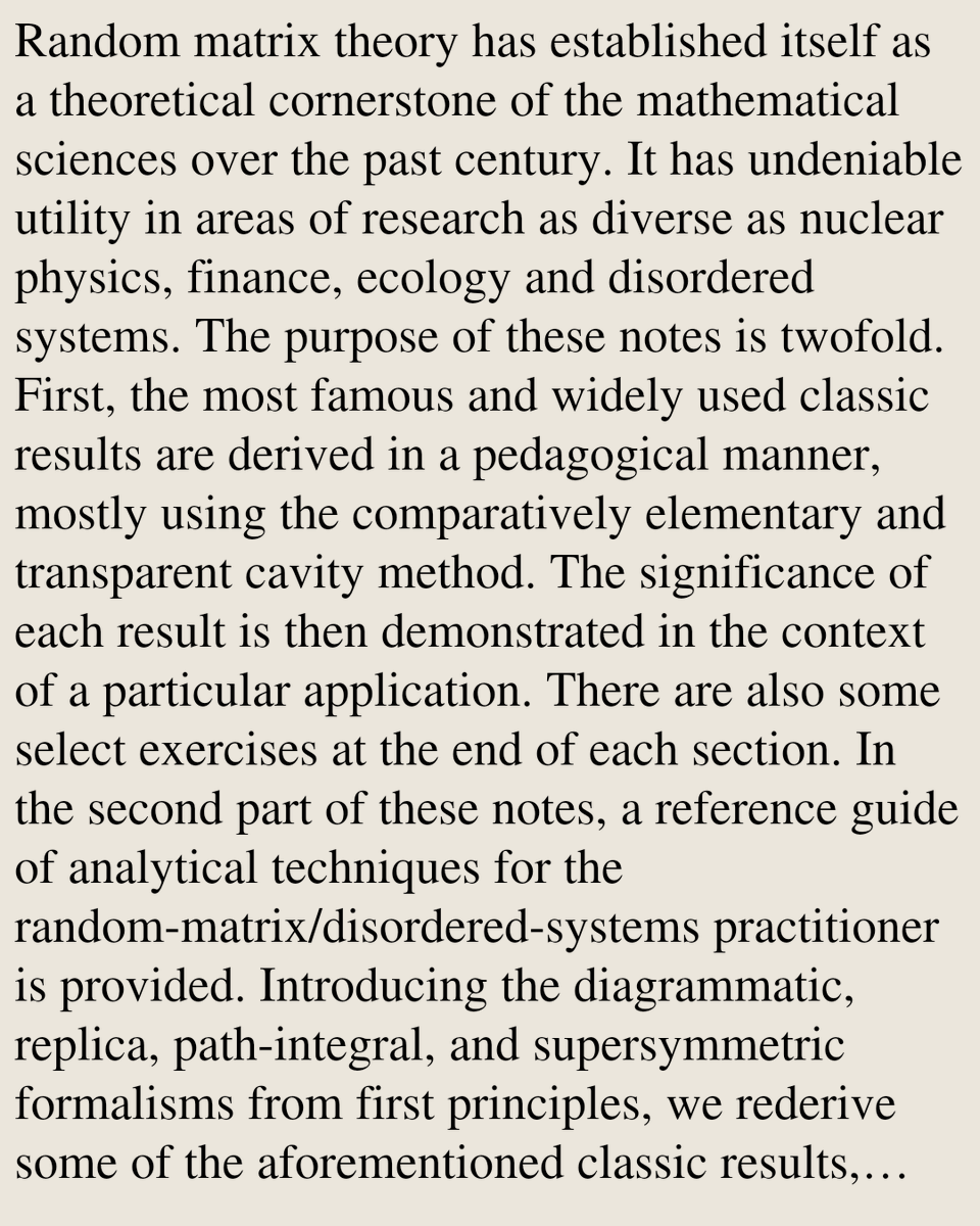 Disordered Systems and Neural Networks Papers tweet media