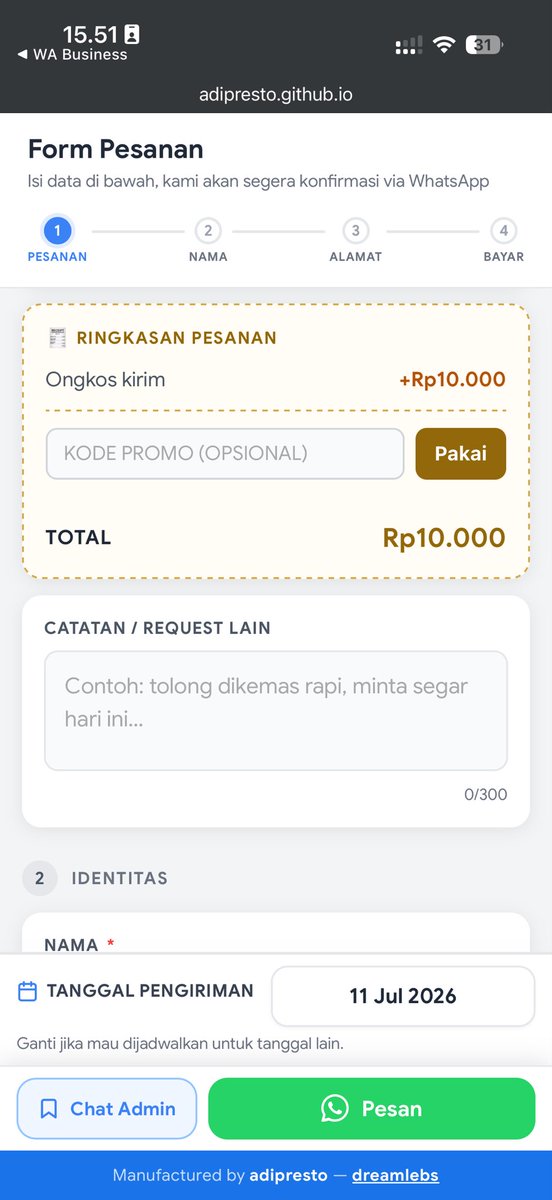 dam_mp's tweet photo. [Giveaway Seafood 🐟🦐🦑]

Hi all, supporting bisnis salah satu temenku lagi, kali ini I’m collaborating with Adi and Dive @dvtrhx. Buat yang doyan ama seafood, atau keluarganya doyan seafood, bisa join giveaway ini. Sistemnya voucher, aku bakal bagi kalian promo code buat checkout seafood di webnya Adi

Syaratnya dm aja kalian mau checkout apa pake voucher ini. Total ada 12 voucher masing2 75rb, minimal bgt bisa buat beli stgh kilo. Siapa cepet dia dapat yh