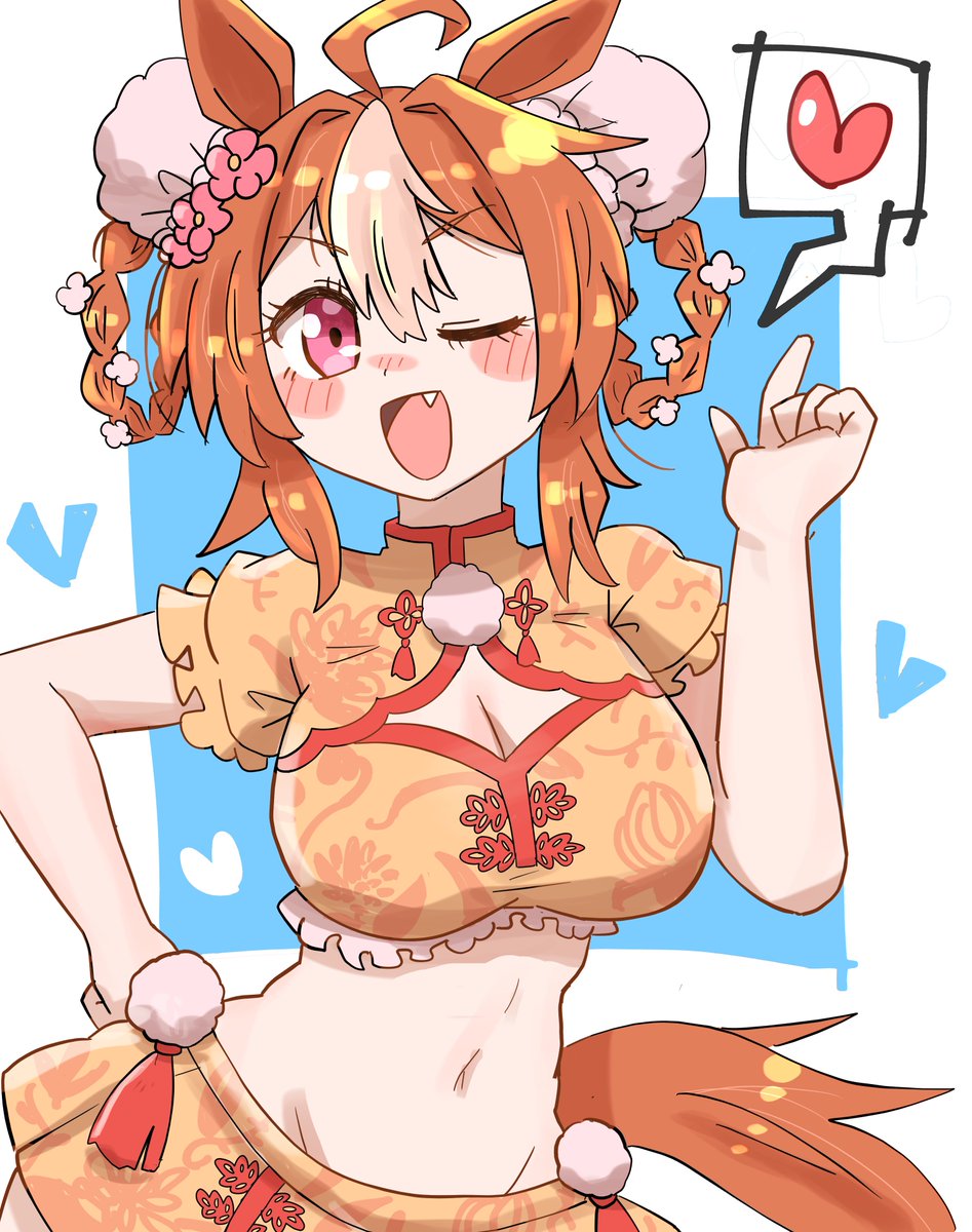 karugami_chan's tweet photo. 開運水着！
#ウマ娘 #コパノリッキー https://t.co/40aXijd8H9