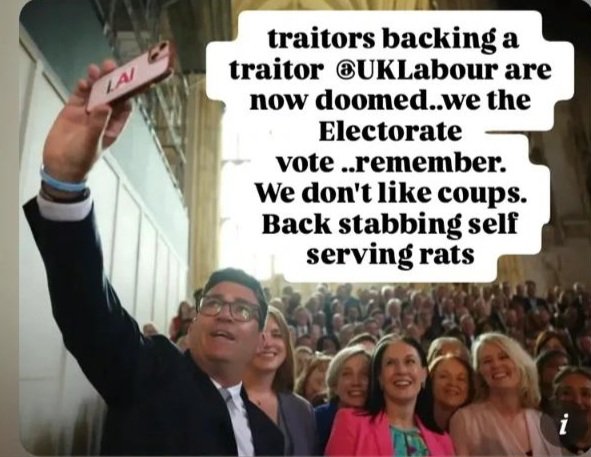 kazrg9z's tweet photo. I will never vote @UKLabour as long as these traitorous rats are at the helm..not even tactically....you are all wrong uns. https://t.co/OGd7rkwFb1