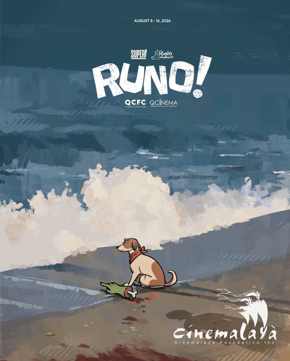 MminaMac's tweet photo. Filipino animation fans!

RUNO! will be at Cinemalaya 2026.

Runo is an Aspin dog, who journeys through post-apocalyptic Philippines, searching for her owner who didn't refill her food bowl that morning. 🥺

Aug. 8-16 ✨️ Go help Runo find her hooman ! https://t.co/zn8P0Ie7NN