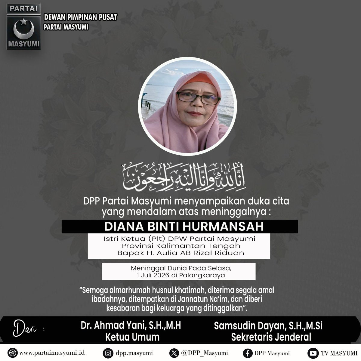 say_ulva's tweet photo. #Masyumi memanggil #TV Masyumi #Matra64 TV #Bicara Ahmad Yani TV #Masyumi bersama ulama dan umat #yuuuk Gabung dgn Partai Masyumi melalui Link https://t.co/jmWszmKJ7B https://t.co/xpag6X4bDt