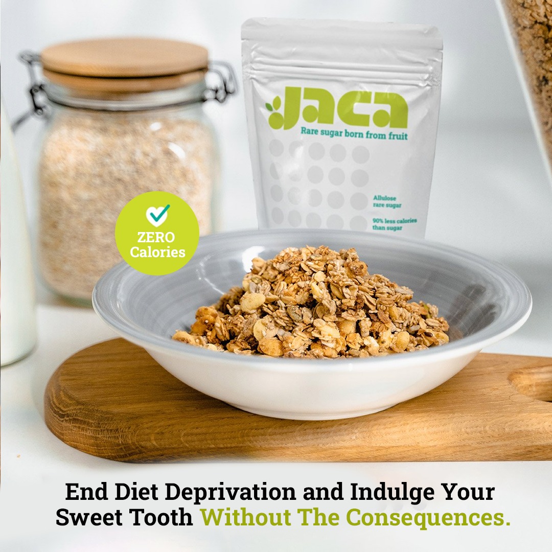 SugarJaca's tweet photo. Indulge your sweet tooth without the consequences — Jaca is the zero-calorie rare sugar that ends diet deprivation for good. #FRAMAR #FlashbackWilliamjkpMV #BB28 https://t.co/7b3Q7aKMGK