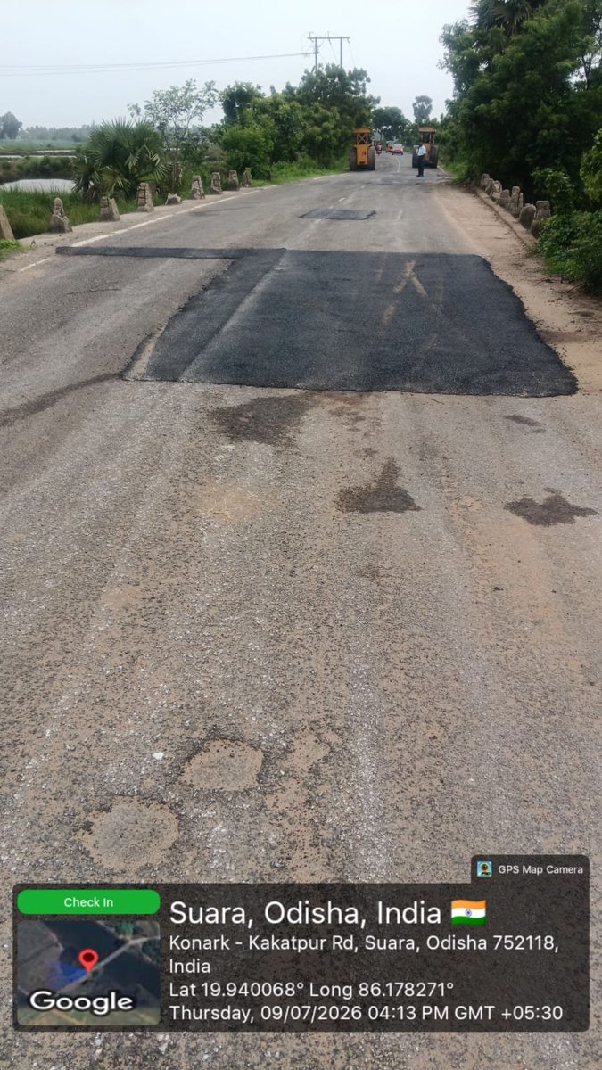 dm_puri's tweet photo. With Rath Yatra approaching, road repair and restoration works are being carried out on a war footing to ensure a smooth and comfortable journey for every devotee coming to seek Mahaprabhu’s blessings.

@puriulb https://t.co/W23uGzzhne