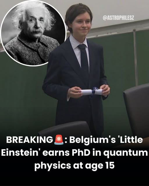 ImtiazMadmood's tweet photo. At just 15 years old, a Belgian teenager has done something that takes most brilliant scientists until their late twenties or thirties. He earned a full PhD in quantum physics.

His name is Laurent Simons, nicknamed Belgium's Little Einstein, and his path through education is almost hard to believe. He started primary school at age four and finished it by six. He completed high school at eight, then earned his bachelor's degree in physics by eleven, becoming the world's youngest university graduate. 

By twelve he had a master's degree, and this year, at fifteen, he defended his doctoral thesis at the University of Antwerp.

His PhD work is genuinely serious science, not a token title. It focuses on a strange and fascinating corner of quantum physics involving particles called polarons and exotic states of matter known as superfluids and supersolids. 

His earlier research even touched on Hawking radiation, the theoretical glow predicted to leak from black holes. Beautifully, his work builds on foundations laid by the Indian physicist Satyendra Nath Bose and Albert Einstein himself, the same men behind the concept of Bose Einstein condensates.

But the most moving part is why he does it. When Laurent was eleven, he lost his grandparents, and it changed his direction. He says his real goal is not fame or fortune but to help extend human life and health, so that others do not have to lose the people they love so soon. He now hopes to move into medical science and aging research.

A fair note for accuracy. He is not the youngest PhD in all of history. That record belongs to a German prodigy who earned his doctorate at thirteen back in 1814. But in modern quantum physics specifically, Laurent's achievement is almost without equal.

What stands out most is not just his staggering intellect, but the gentleness of his purpose. A boy racing through the hardest science on Earth, driven by love and loss.

Whether it is physics or medicine, this is clearly someone we will be hearing about for decades. What do you hope a mind like his chooses to tackle?