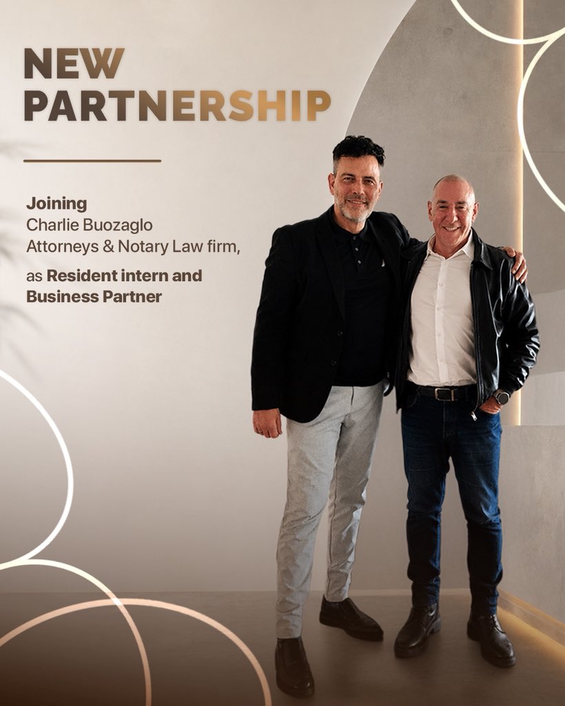 TalCatran's tweet photo. I am delighted to join Charlie Buozaglo Attorneys &amp; Notary as a Resident Intern and Business Development Partner.

I will be supporting the firm’s commercial legal practice while contributing to its business development activities.

#cinema  #tech https://t.co/GN65Db6HnY