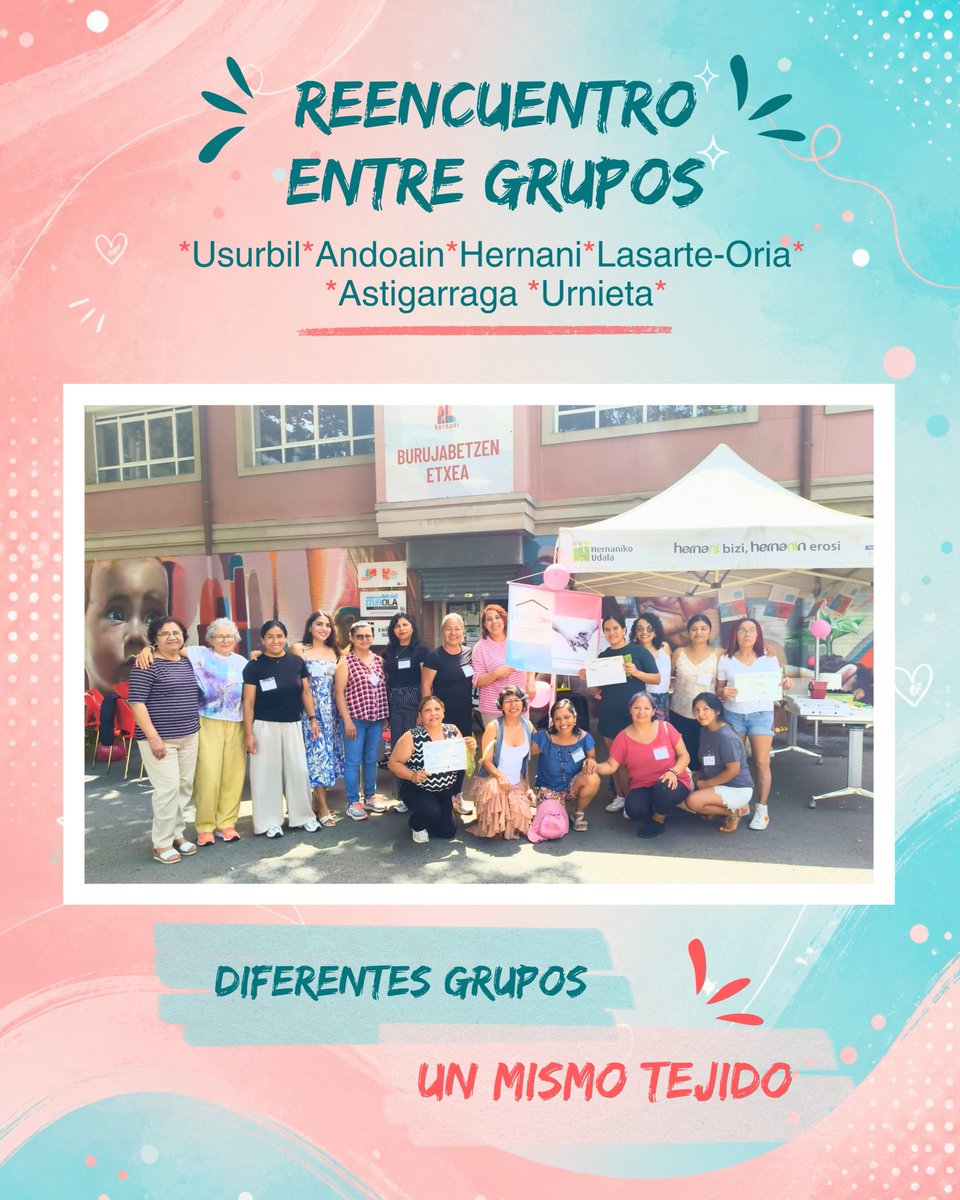 MaitelanKoop's tweet photo. Encuentro de fin de curso de todas la mujeres de los pueblos de la comarca en la sede de Maitelan Koop.
Compartimos muchas risas, juegos, premios y mucho mas🥰🍹❤️❤️💜. https://t.co/Px9X1swFUI