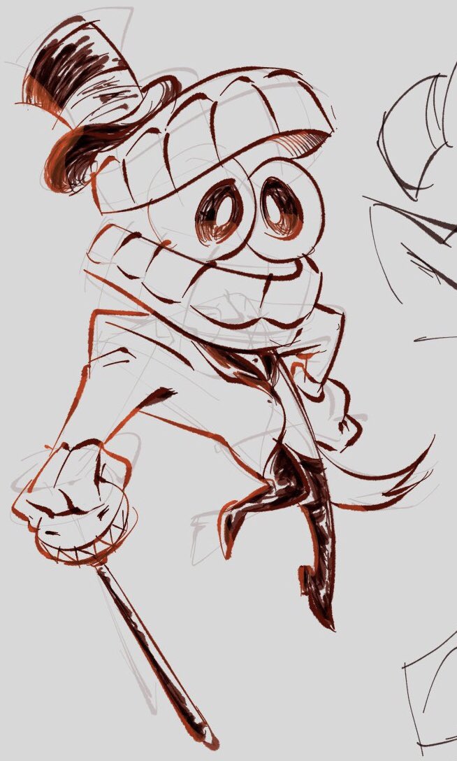 chelsythewesty's tweet photo. Do any other artists when they first drew caine tried to do his teeth as anatomically correct as possible/actually drawing each tooth but now we collectively say fuck it and draw them 2D ish,..
 (つД`)ノ https://t.co/PLsLk9jMf5