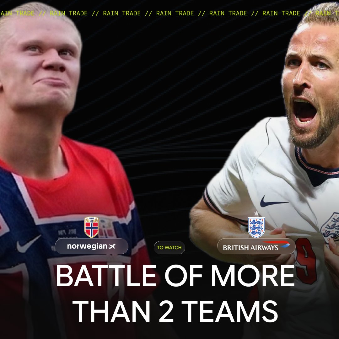 rain__trade's tweet photo. Norway vs England isn't just a match anymore.

Fly Norwegian dared British Airways to swap logos if Norway wins. BA seems to be accepting the challenge 👀

So we opened the market: Who will change the logo? https://t.co/1flhDqwwHx
