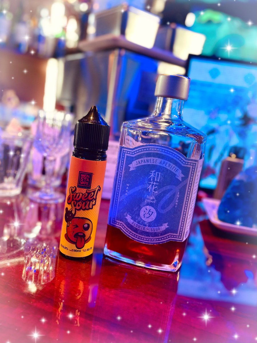 shj_akiba's tweet photo. 本日のおすすめ #VAPE ご紹介🎶

#MonstaVape👾のスウィートサワー🌞
オレンジとカシスの甘い香りと強い爽快感を楽しめる、夏にピッタリなフレーバー❣️

おすすめ #VAPEfusion はハーブリキュールの和花を使ったカクテル、スプモーニ🍸 ᩚ.⋆
爽やかな口当たりで相性バッチリです✨️

 #聖氷女教会 https://t.co/dntCt1bYlg