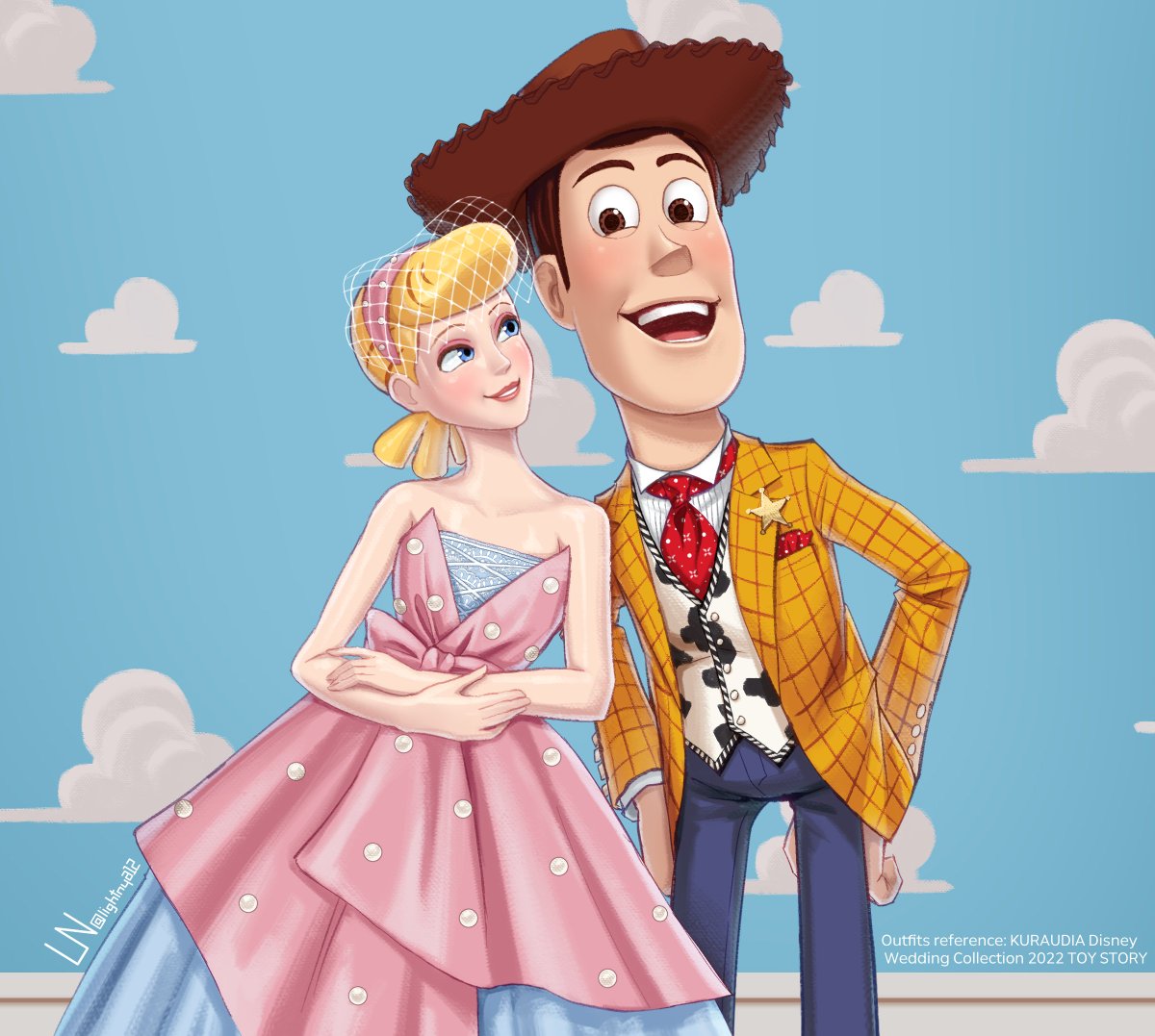 lightnya12's tweet photo. 의상이 너무 예뻐서 장난감 비율에 맞춰서 입혀봤어요 💖
#ToyStory #BuzzLightyear #Jessie #Woody #BoPeep https://t.co/swhjyiP4fG