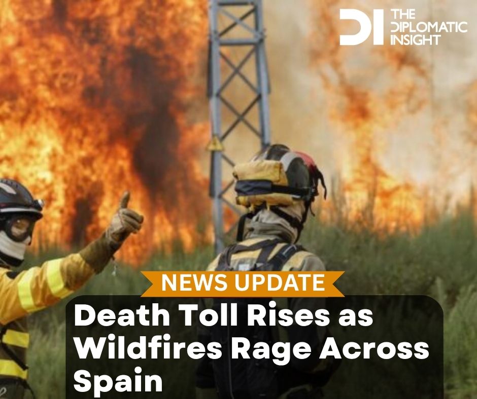 DiplomaticIns's tweet photo. Spain is battling one of its deadliest wildfire outbreaks in years, with at least 12 people confirmed dead after a fast-moving blaze tore through the southern province of Almería during a punishing nationwide heatwave.
https://t.co/KpZZWeqaOu
#spain #heatewave #Europeanunion #thediplomaticinsight