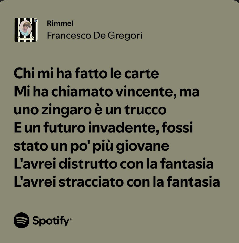 La_Ri71's tweet photo. Ci sono due donne dietro la nascita di una delle canzoni italiane più belle di sempre scritta da Francesco De Gregori.
Enrica Rignon (prima moglie di Fabrizio De André e amante dei tarocchi) e Patrizia (che lascerà Francesco per sposare, in seguito, Nini Salerno).❤️ https://t.co/m1K621Ooeb