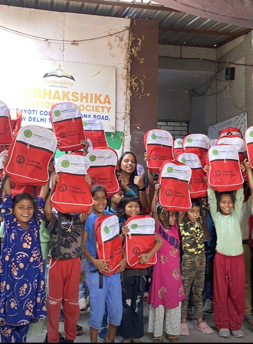 vrikshit's tweet photo. Over the last 2 years, along with @Persistentsys @CSR_Persistent we have distributed 2,200+ school bags across 25+ underserved communities in Delhi NCR. Grateful to the leadership, volunteers, &amp; team at Persistent for making this impact possible.💙#CSR #volunteer #viksitbharat https://t.co/qkxm9iwPb7