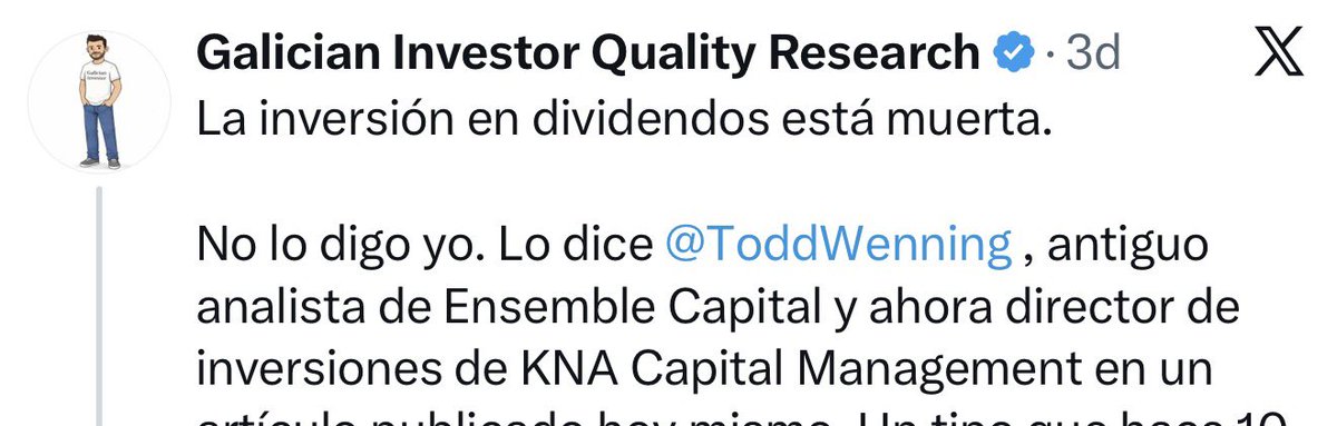 El Loco del Dividendo tweet media