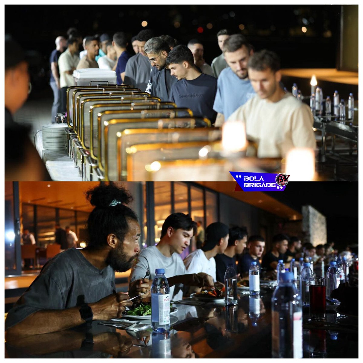 BolaBrigade's tweet photo. Family Bonding Keluarga JDT. 

Menjelang musim baharu, JDT sentiasa mengadakan majlis makan malam bersama pemain, jurulatih dan pengurusan. Walaupun ringkas, ia menjadi platform mengeratkan hubungan serta membina chemistry sebagai satu keluarga.

✌️😎 https://t.co/ZQiSrwHSXa