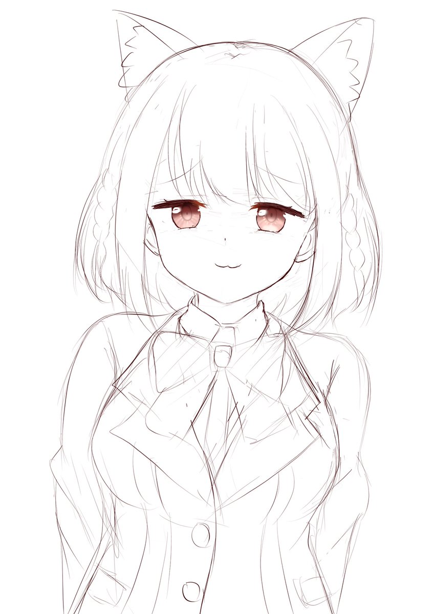 Yume_Amagitune's tweet photo. 何故か出来た
謎の猫ジト目あかりちゃん https://t.co/q9MteQGKRJ