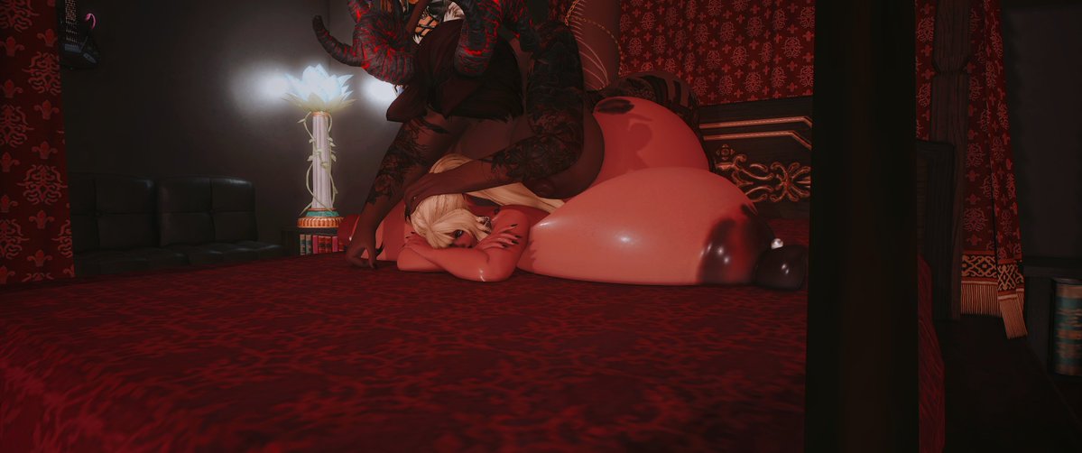 LunariaDemonis's tweet photo. Giving @lewdmia44 the best birthday gift! Happy birthday cutie hope you will able to walk after hehe~

#FFXIV #FF14 #gpose #gposers #viera #NSFW #ffxivnsfw #xivnsfw #gposersnsfw #ffxivlewds https://t.co/2yehLcRnqj