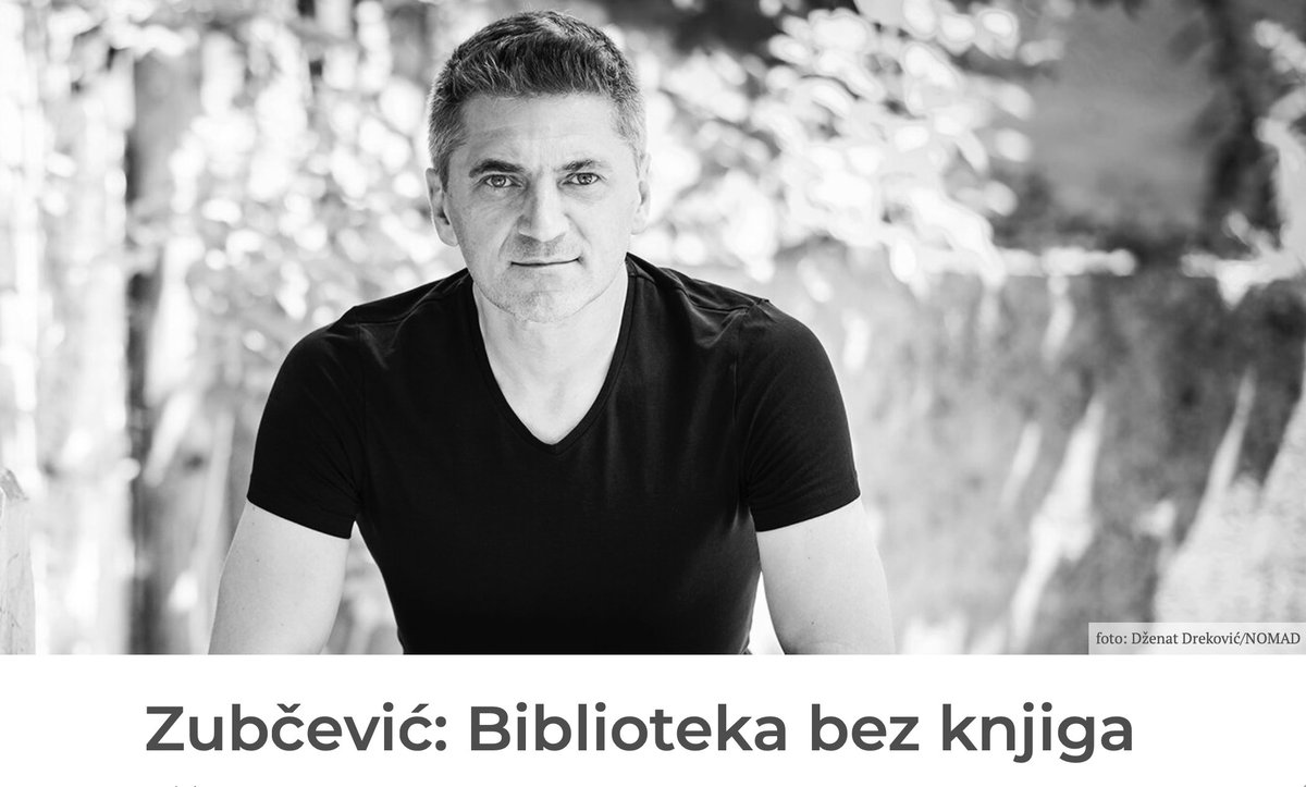portalNOMAD's tweet photo. Borba za povratak knjiga u Vijećnicu je vjerovatno unaprijed izgubljena, ali upravo su unaprijed izgubljene bitke one od kojih se ne smije odustati.
https://t.co/Qqi7d9VmO1 https://t.co/1aCAmZzubc