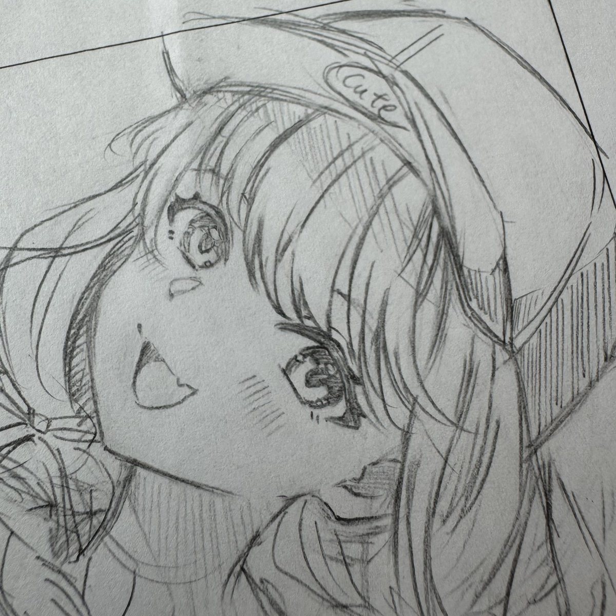 Yuuma0828's tweet photo. カワイイを描こうとしている途中 https://t.co/Vn4uvNXxoO