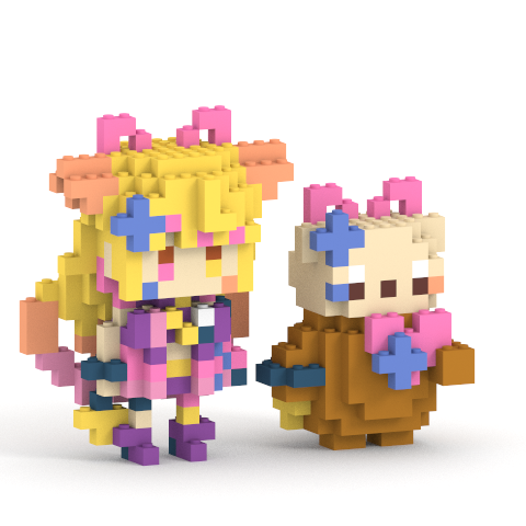 公式】ミタクルブロック@2Dイラストを3Dブロック化 (@mitacleblock