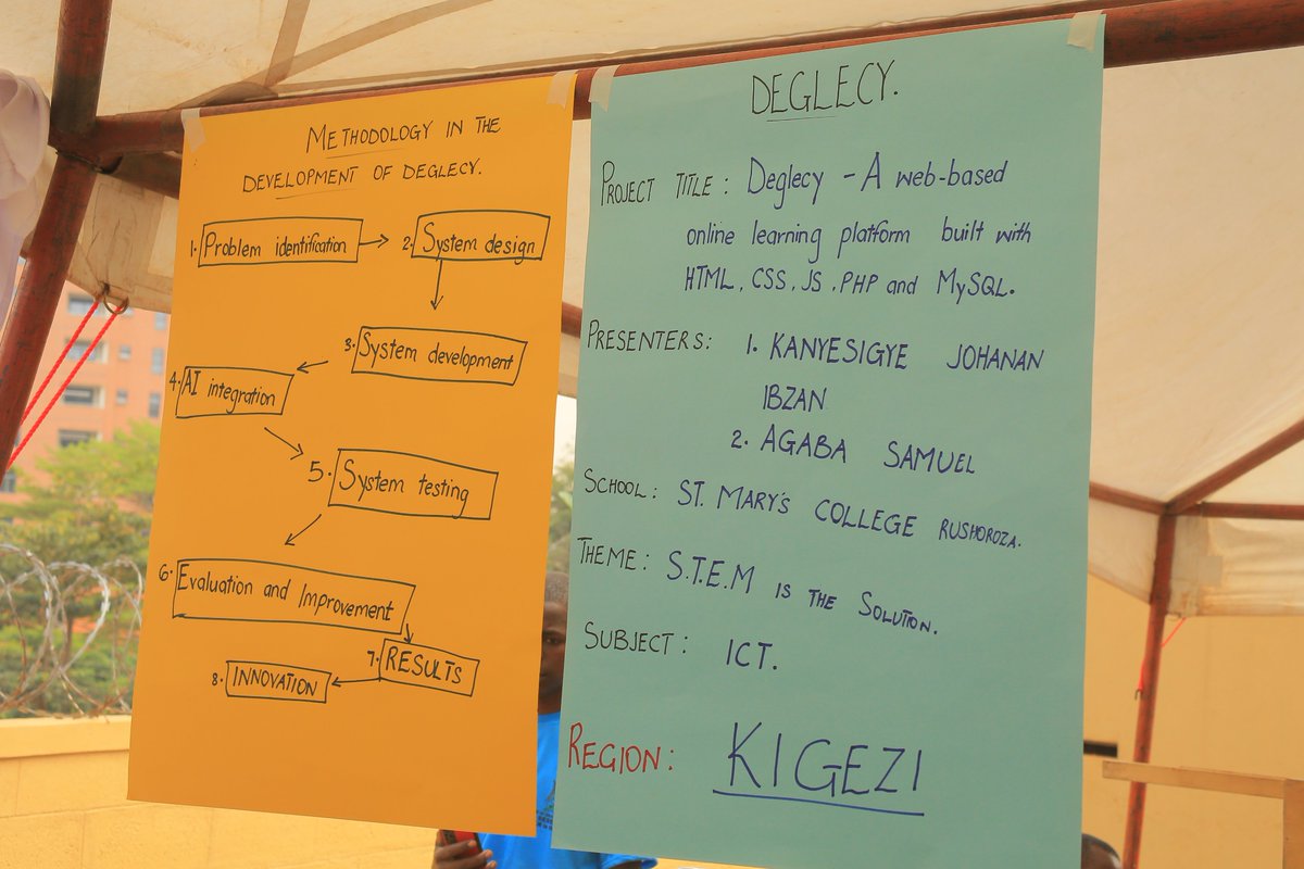 lightnewsug's tweet photo. St. Mary's College Rushoroza, Kigezi High School, and Bishop Comboni College Kambuga are representing the Kigezi Region at the two-day National Science Fair taking place at the SESSEMAT Grounds in Kololo. https://t.co/QN2M1hKu6x