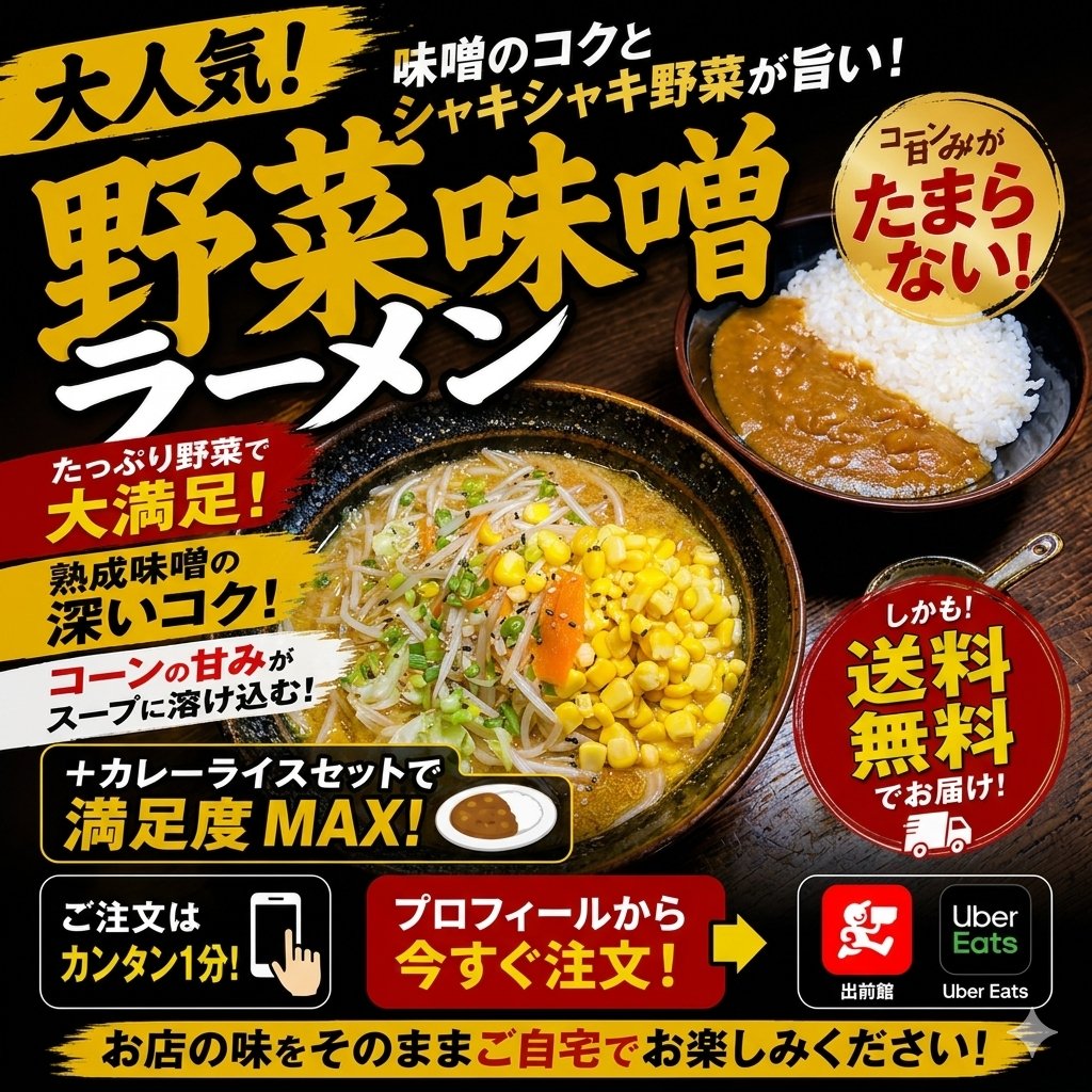 warafukuj_pop's tweet photo. 🍜【金曜日はラーメンわらふく！】

お店でも、ご自宅でも、わらふくのこだわりの一杯をぜひ😊

🔥Uber Eats
ラーメン1杯ご注文で今なら☆彡
🥟肉餃子3コ（通常430円相当）プレゼント！

🚗出前館
✨お店価格でご注文OK！（商品限定）
送料無料

🚀ロケットナウ
✨お店価格！
🚚送料無料！
💰手数料0円！
メチャお得💰

👇ご注文はこちら
Uber Eats
https://t.co/lgFZ4w2qaw

出前館
https://t.co/qR8RgQDhKT

ロケットナウ
https://t.co/QvG3Jg3omx

🍜店内で出来たてを味わうのもおすすめです！
ご来店お待ちしております！

#新潟市 #新潟グルメ #ラーメンわらふく #デリバリー #新潟ラーメン