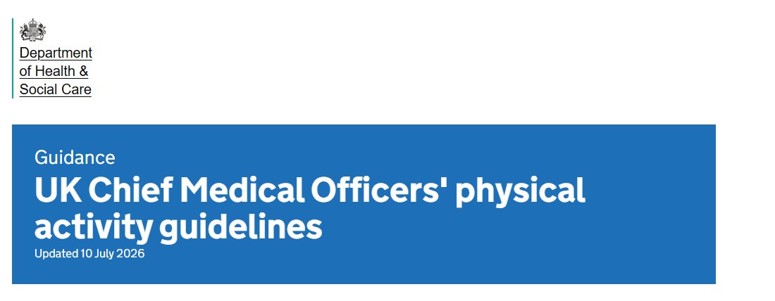 CMO_England's tweet photo. Today, the UK CMOs have published updated physical activity guidelines. These reflect stronger evidence on the benefits of increasing activity for anyone, but especially for the least active. Even small amounts of activity can have big benefits for health. https://t.co/Qnphr6NZ0U https://t.co/6B2HChQTB8