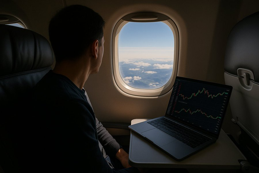 KuCoinTurkey's tweet photo. Grafikler yükselir - düşer; ama sizin moraliniz hep yukarıda olsun!
Kripto artık hayatımızın her anında bizimle, bulutların üstünde bile☁️✈️📈
📲 #KuCoinTR ise her zaman yanında 💚 https://t.co/D7TXLb7zGY